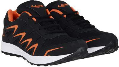 Lancer Men's Black-Orange Shoes-6 UK/India (40 EU) (INDUS-26)