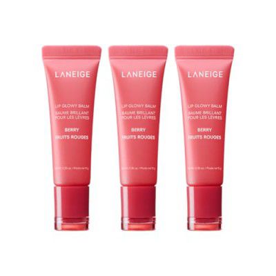 Laneige Lip Glowy Balm | Moisturizing Lip Treatment with Vitamin C + Shea Butter | 10Gm (Pack of 3)