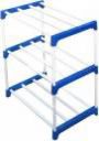 LAO Metal Collapsible Shoe Stand  (White, 3 Shelves, DIY(Do-It-Yourself))...