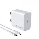 LAPCARE Adopt Type C 24W PD Charger with Type-C to Type-C Cable (White)...