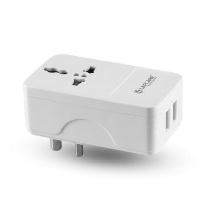 Lapcare LAPEX-012 Multiport Travel Charger with LED Indicator (White)(LAPEX-012)