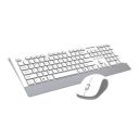 Lapcare Smartoo Wireless Keyboard & Mouse Combo (1200 DPI, Auto Sleep Function, White/Silver)...