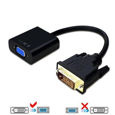 Laprite DVI-D Link Male to VGA Female Video Cable Adapter Converter
