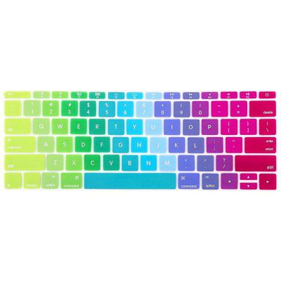 Laprite Keyboard Cover Silicone Skin for MacBook 30.48cm (12-Inch) with Retina Display (2015 Model A1534) and New MacBook Pro 33.02cm (13 Inch) (2016 Version Model A1708, No Touch Bar) - Metta