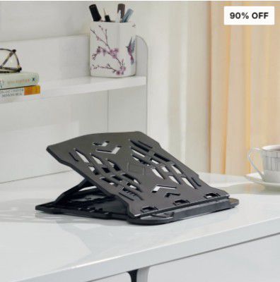 Lapso Polystyrene Laptop Cooling Stand - Black