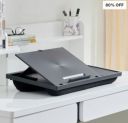 Lapso Polystyrene Laptop Desk with Mouse Pad - Black...