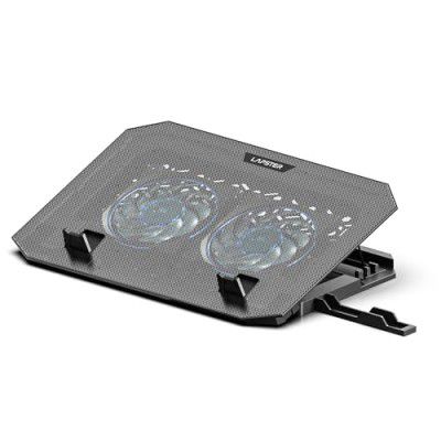 Lapster Chillpro Ultra Laptop Cooling Pad with Dual Cooling Fans, for Upto 15.6 Inch Laptops (Black)