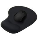 Lapster Gel Mouse pad with Wrist Rest, Gaming Mouse Pad with Lycra Cloth Nonslip for Laptop, Computer, Home & Office (Black)...