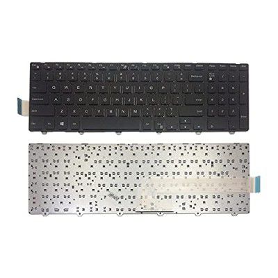 Laptop Keyboard Compatible For Dell (Without Backlite), Wired, Black