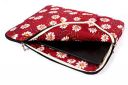 Laptop Sleeve Case Pouch Zippered Cover for 11.6 inch Laptop Waterproof Polyester Fabric Floral Pattern...