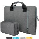 Laptop Sleeve for 14 inch Laptop, Set of 2 Grey Fabric Sleeves (14)...