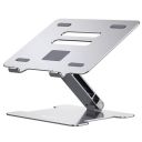 Laptop Stand, ORICO Ergonomic Aluminum Notebook Stand, Adjustable Height Ventilated Laptop Holder for 11-15.6 Inches Laptop, Compatible with MacBook Pro/ Air, iPad, Dell, Lenovo (Silver)...