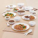 Larah by Borosil Aspen Silk Series Opalware Dinner Set | 27 Pieces for Family of 6 | Microwave & Dishwasher Safe | Bone-Ash Free | Crockery Set for Dining & Gifting | Plates & Bowls | White...