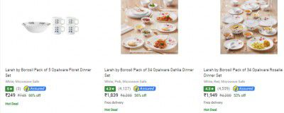Larah By Borosil Kitchen, Cookware Set Upto 66% Off
