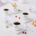 Larah by BOROSIL Niva Opalware Cup Set of 6 pcs | Tea/Coffee Cups 90 ml ...