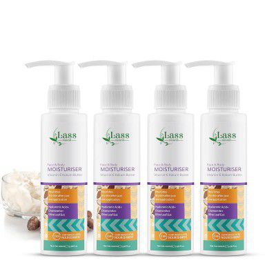 Lass Natural Vitamin E Moisturising Lotion For  Deep Moisturization-100ml (Pack of 4)