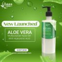 Lass Naturals Head to Toe Aloe Vera Gel with Hyaluronic Acid - Ideal for Skin, Face, Acne Scars, Hair Care, Moisturizer & Dark Circles (500 ML)...