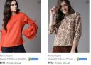 Latest Women Tops @Min 70% Off ...