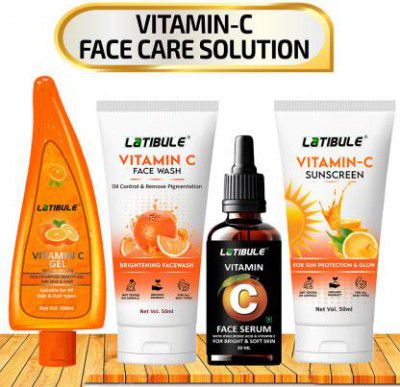 Latibule Vitamin C Excess oil,And Makeup Residue Without Stripping The Skins Natural Moisture