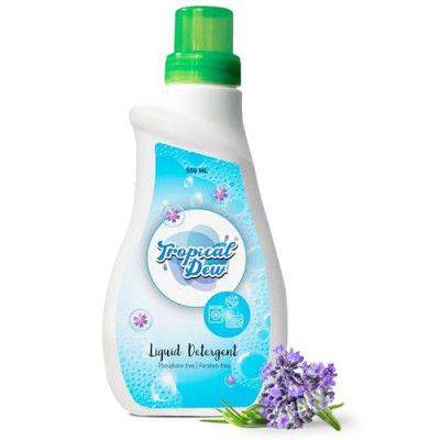 Laundry Soap Liquid Detergent - Phosphate & Paraben Free Natural and Plant-based Laundy Detergent - 500ml