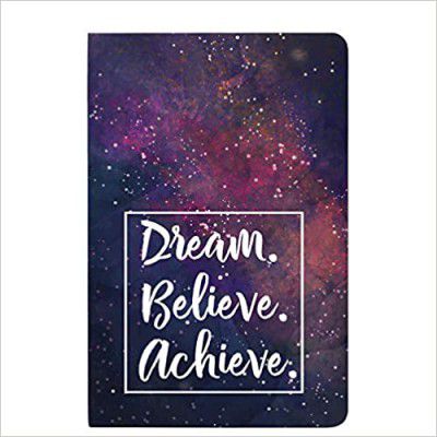 Lauret Blanc Ruled Notebook Diary Journal- A5 Size, 144 Ruled Pages, 80 GSM Natural Shade. (Style 10)