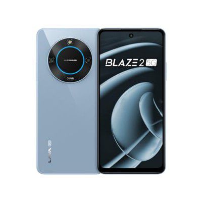 Lava Blaze 2 5G (Glass Blue, 6GB RAM, 128GB Storage)