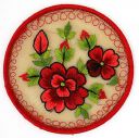 Lavanya Fashions Raw Silk Fabric Embroidered Designer Coaster...