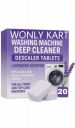 Lavender-scented 20 Pcs Washing Machine Deep Cleaner Descaler Tablets for All Front and Top Load Machines, with Descaling and Stain-Removing Power (pack of 20)...