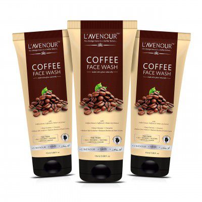 L'avenour Coffee Face Wash - 115ml (Pack of 3)