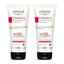 L’avenour Vitamin E Sunscreen, SPF 30++ For UVB & UVA Protection, Oil Free, Light Weight, Non-Greasy & Water Proof Sunscreen 100ml - (Pack of 2)...