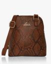 LAVIE Reptilian Pattern Sling Bag with Detachable Strap...