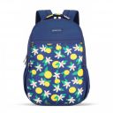 Lavie Sport 26 liters Lime Floral Printed School Backpack...