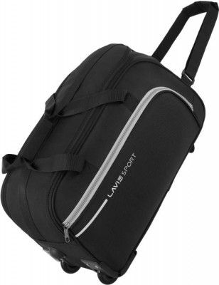 Lavie Sport 50 L Strolley Duffel Bag - Galactic M Small Wheel - Red - Regular Capacity