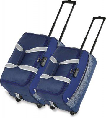 Lavie Sport  60 L Strolley Duffel Bag - Pixel Set of 2 Wheel Duffle Bag - Blue - Large Capacity