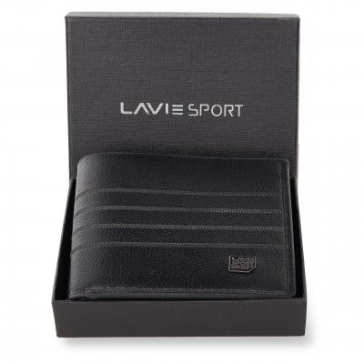 Lavie Sport Alfred Bi-Fold Wallet | 2 Currency compartments | Holds Upto 4 Credit/ATM Cards