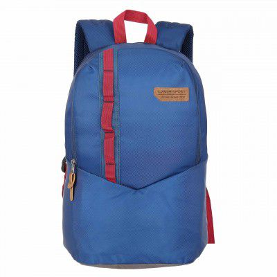 Lavie Sport Elnido 24L Polyester Casual Backpack (Navy Blue)