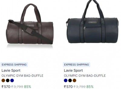 Lavie Sport GYM BAG-DUFFLE Upto 85% Off