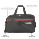 Lavie Sport Lino M Large Size 57 cms Wheel Duffel Bag for Travel | 2 Wheel Luggage Bag | Travel Bag with Adjustable Handle...