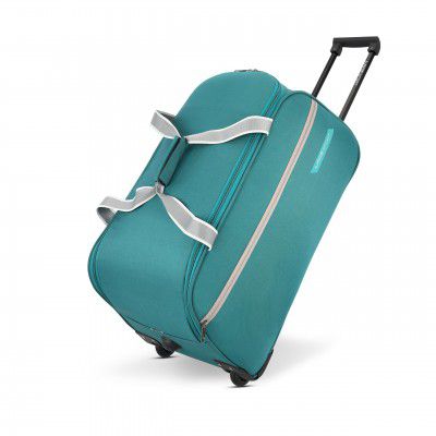 Lavie Sport Polyester Lino Wheel Duffel Bag | 2 Wheel Duffle Bag