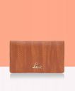 LAVIE Women Casual Tan Artificial Leather Wallet (12 Card Slots)...