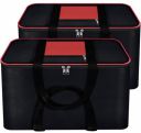 LAXIS Nylon Moisture Proof Underbed Storage Bag For Clothes/Blankets/Saree/Lahenga With Zipper Closure & Handle Size 22x18x12in, Clothes Organizer For Wardrobe, Storage Bags For Wardrobe...