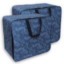 LAXIS Small Storage Bags, 2 Piece Underbed Clothes Foldable Storage Bins with Reinforced Handles...