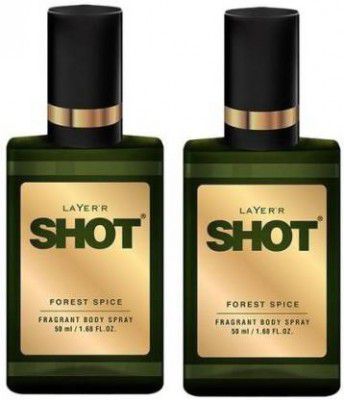 LAYERR Fragrant Body Spray, FOREST SPICE - (100 ml, Pack of 2)