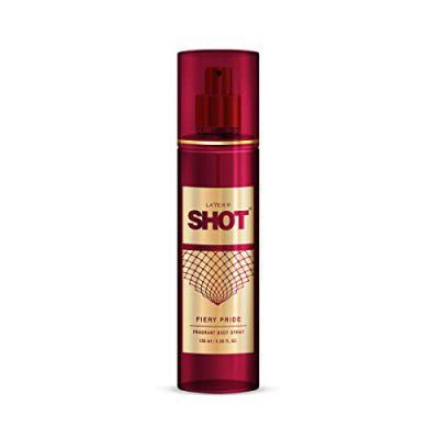Layer'r Shot Fiery Pride Body Spray for Men -135ml | Long-Lasting & Skin-Friendly Premium Fragrance | Perfect For all occasions | For Men