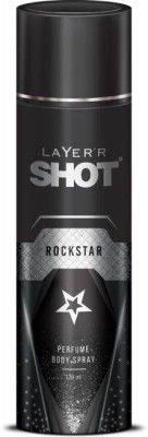 LAYERR Shot - Rockstar Body Spray - For Men (120 ml)