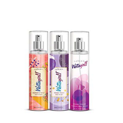 Layer'r Wottagirl Body Splash Combo, Pack Of 3 | 60 Ml