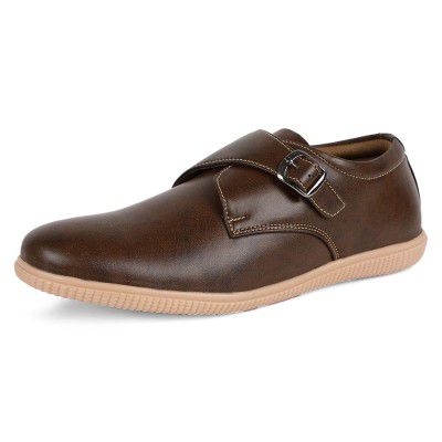 Lazard by Khadims Brown Lifestyle Synthetic Leather Casual Shoe for Men