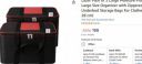 Lazer Pack of 2 Large Moisture Proof Nylon Large Size Organizer (54 x 46 x 28 cm)...