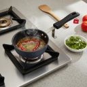 LAZYwindow Traditional Tadka Pan (Nonstick Gray)...