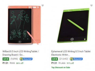 LCD Writing Pads Upto 86% off | Starts @ ₹125